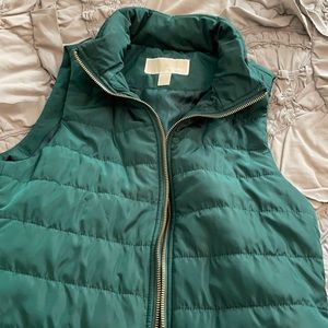 Green Michael Kors down vest